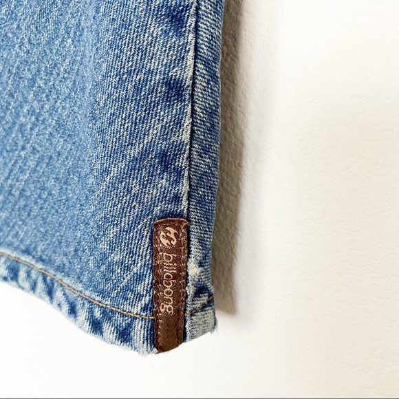 Billabong Juniors Bias Cut Knee Length Denim Skirt - Picture 5 of 9